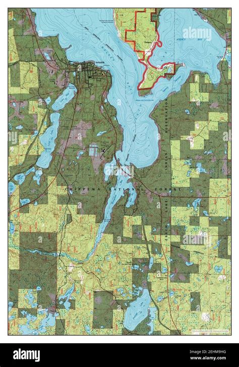 Walker minnesota map Cut Out Stock Images & Pictures - Alamy