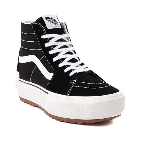 Vans Sk8-Hi Stacked Skate Shoe - Black | Journeys