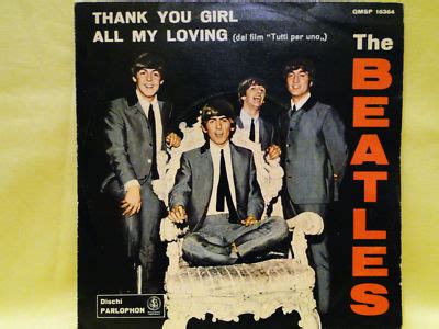 popsike.com - BEATLES :THANK YOU GIRL original Italy 7" (1964) from ...