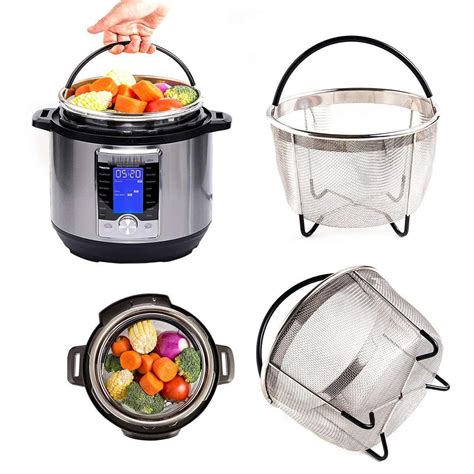 Hot Basket for Instant Pot Accessories 6 Qt Stainless Steel Steam Instant Pot Steam Instant Pot ...