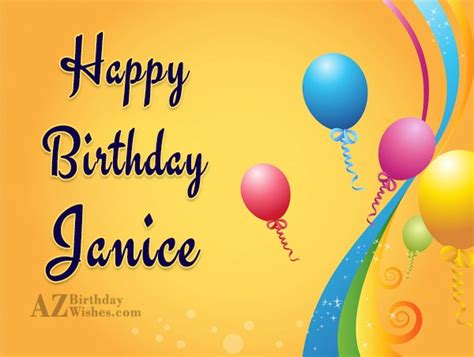 Happy Birthday Janice - AZBirthdayWishes.com