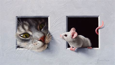 Besties by Marina Dieul | Animal illustration art, Cat art illustration ...