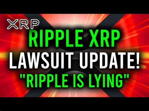 RIPPLE XRP LAWSUIT UPDATE: THE SEC JUST CALLED OUT RIPPLE!!!!!! RIPPLE ...