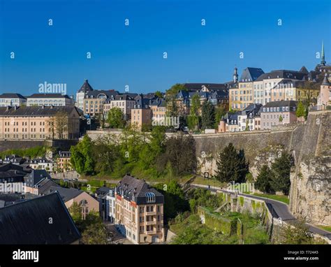 Luxembourg city cityscape Stock Photo - Alamy