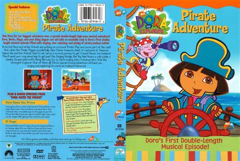 Dora the Explorer: Pirate Adventure (2004) R1 DVD Cover - DVDcover.Com