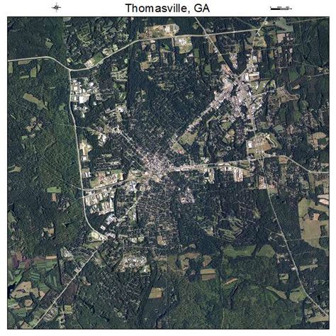 Aerial Photography Map of Thomasville, GA Georgia