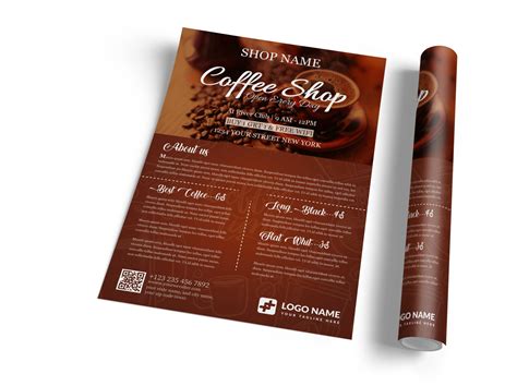 Coffee Shop Flyer Templates by Nahiduzzaman Shuvo on Dribbble