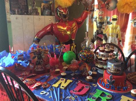 Power Rangers Birthday Party Ideas | Photo 8 of 22 | Catch My Party