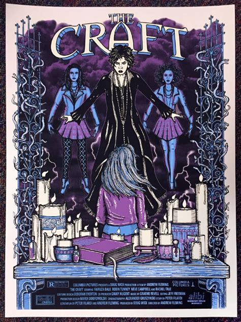 a poster for the craft show with an image of a woman standing on top of a table