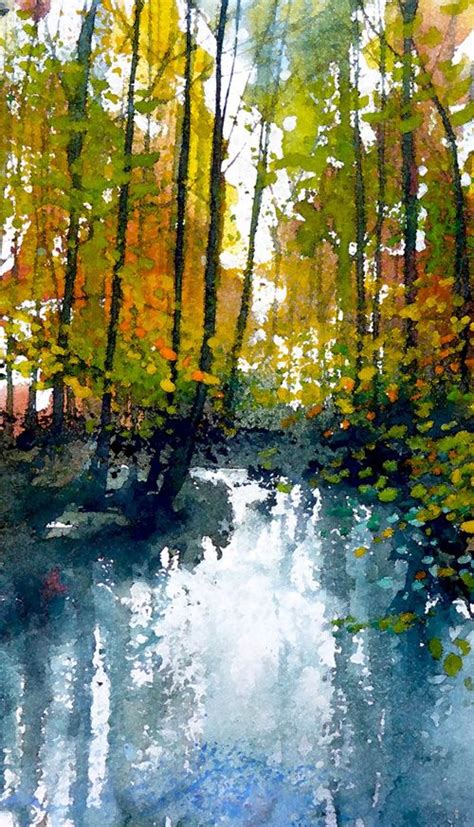 New Forest Artist | Gallery | Watercolor art landscape, Landscape art painting, Landscape paintings