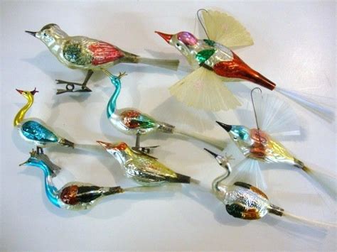 20+ Vintage Bird Christmas Tree Ornaments