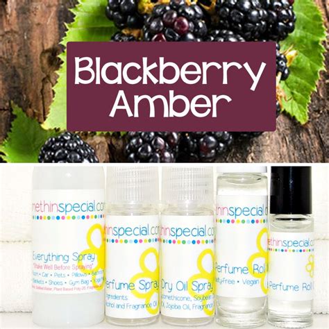 Blackberry Amber Perfume Perfume Spray Body Spray Perfume | Etsy