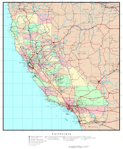 Southern California Surf Map - Klipy - California Surf Map | Printable Maps