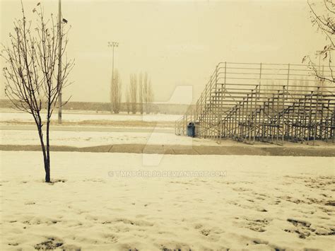 Snowy Football Field by TMNTGirl96 on DeviantArt