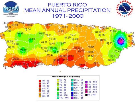 Puerto Rico Weather Map - Tour Map