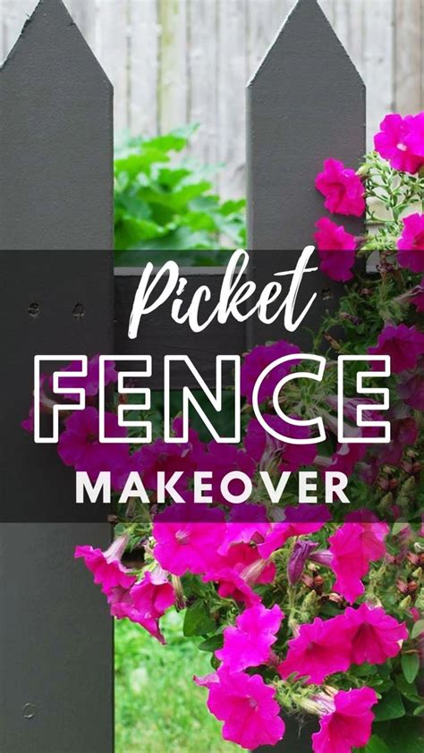 How To Paint A Picket Fence in 2022 | Garden projects, Garden fence, Fence