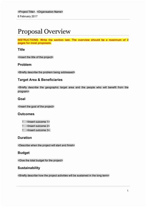 Free Proposal Templates For Word - Popular Professional Template | Proposal templates, Free ...