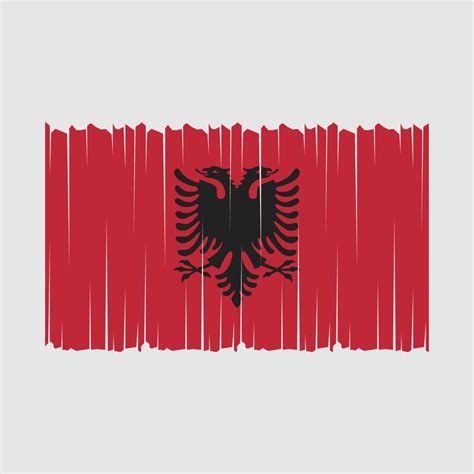 Albania Flag Vector Illustration 21908400 Vector Art at Vecteezy