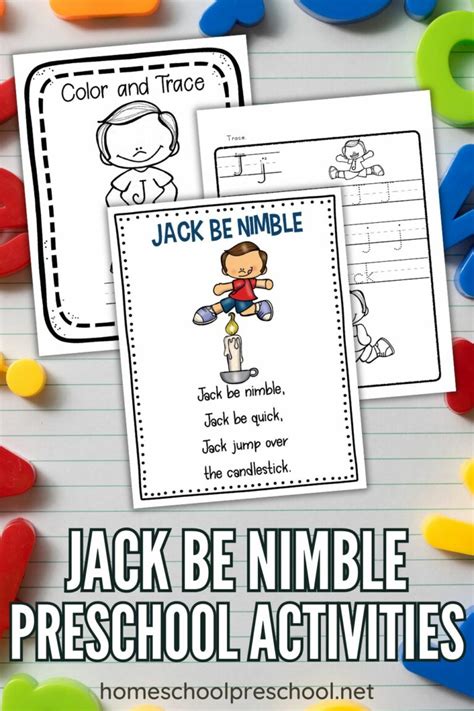 Jack Be Nimble Activities | Free Homeschool Deals