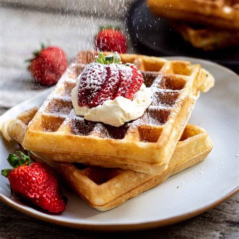 Sweet Belgian Waffle Recipe No Yeast | Bryont Blog