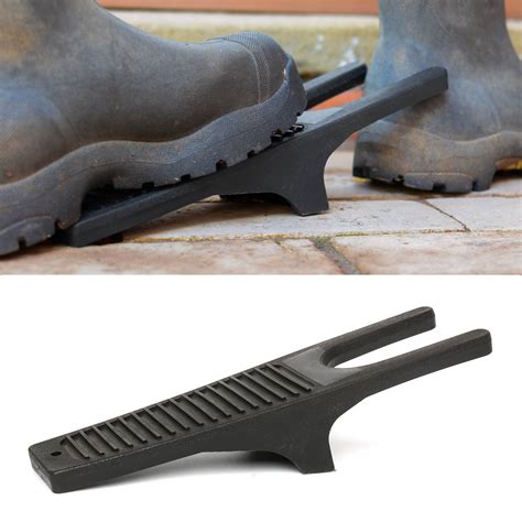 Heavy Duty Boot Jack / Remover & Mud Scraper (Black Plastic)