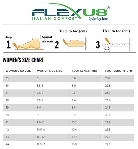 Flexus Size Chart – NYCK - New York City Kicks