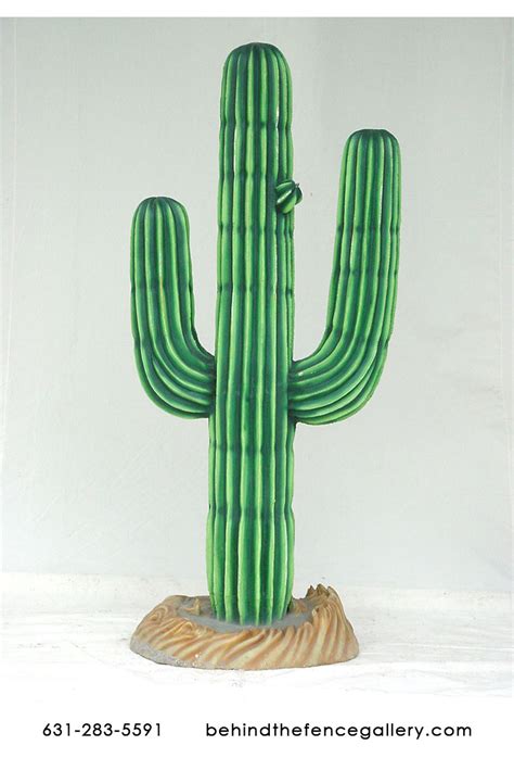 Cactus Statue - 6 ft. Cactus Statue - 6 FT : Behind the Fence Statues ...