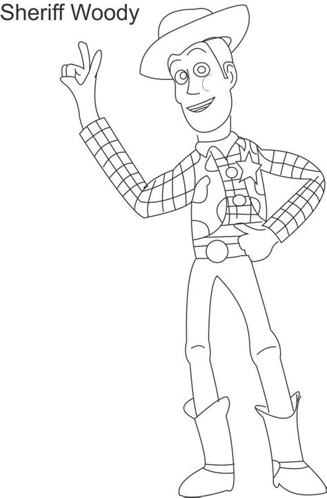 Sheriff Woody Coloring Pages – Warehouse of Ideas