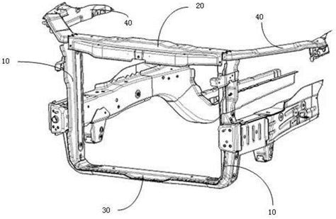 汽车前端框架的制作方法