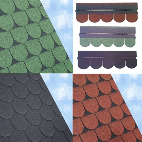 Scalloped Roof Felt Shingles (3 Square Metre Pack) | About Roofing