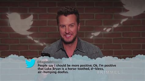 Luke Bryan from Celebrity Mean Tweets From Jimmy Kimmel Live! | E! News