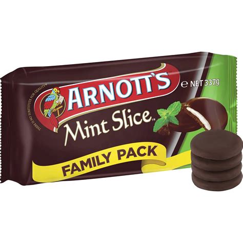 Arnott's Mint Slice Family Pack 337g | Woolworths