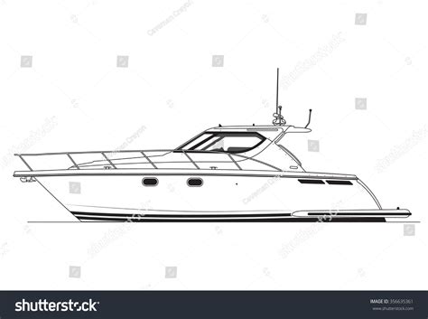 High Quality Side View Line Drawing Stock Vector (Royalty Free ...