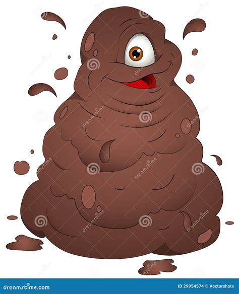 Happy Mud Monster - Vector Illustration Stock Vector - Illustration of dirty, horrible: 29954574