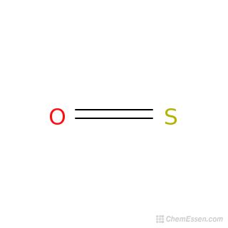 CARBONYL SULFIDE Structure - COS - Over 100 million chemical compounds ...