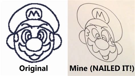 Using 'The Mario Drawing Song' to Draw Mario - YouTube