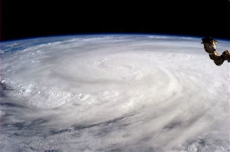 Marinduque Rising: Typhoon Yolanda's menacing clouds from above the Earth