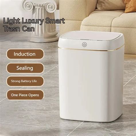 11-13L-Smart-Trash-Can-Automatic-Sensor-Garbage-Can-Light-Luxury ...