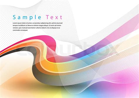 colorful abstract background vector illustration | Stock vector | Colourbox