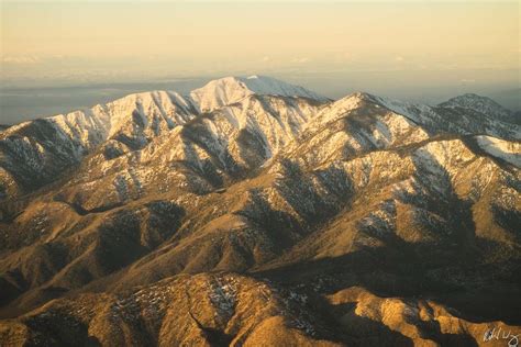 Aerial Over San Gabriel Mountains | Angeles National Forest, California | Richard Wong Photography