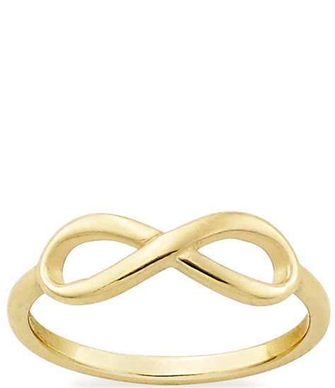 James Avery 14K Gold Petite Infinity Ring | Dillard's