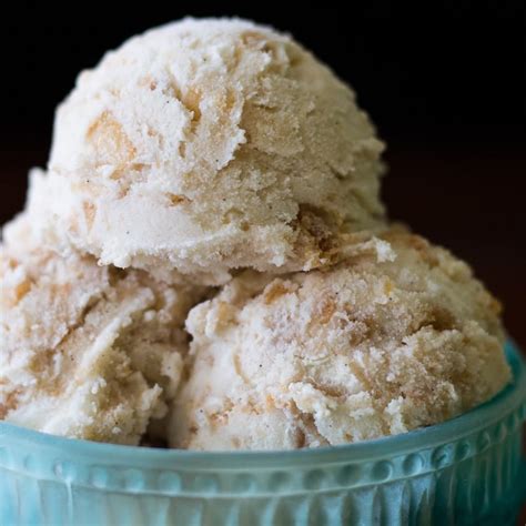 Apple Pie Ice Cream Made with Real Apple Pie!