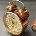 Alarm clock vintage brass french vintage cupper alarm clock