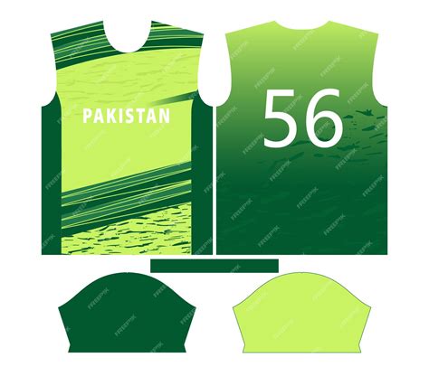 Premium Vector | Pakistan cricket team sports kid design or pakistan cricket jersey design