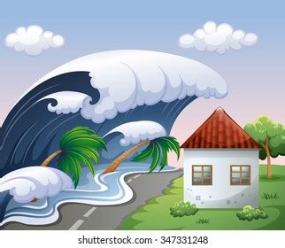 Tsunami Diagram Animation