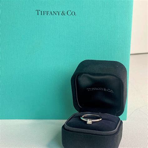 Tiffany & Company "Lucida Cut" Engagement Ring 0.25ct - Diamond ...