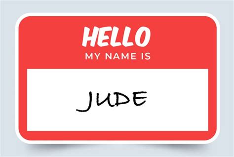 Jude Name Meaning: Origins and Significance