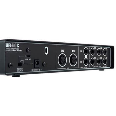 Steinberg UR44C 6x4 USB 3.0 Audio Interface with Cubase AI and Cubasis LE