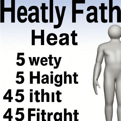 What is a Healthy Weight for a 5’11” Male? Know Your Ideal Body Weight & How to Achieve It - The ...