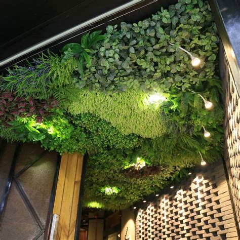 Artificial Wall Plants for Ceiling Decoration | Ceiling decor, Plant wall, Artificial plant wall